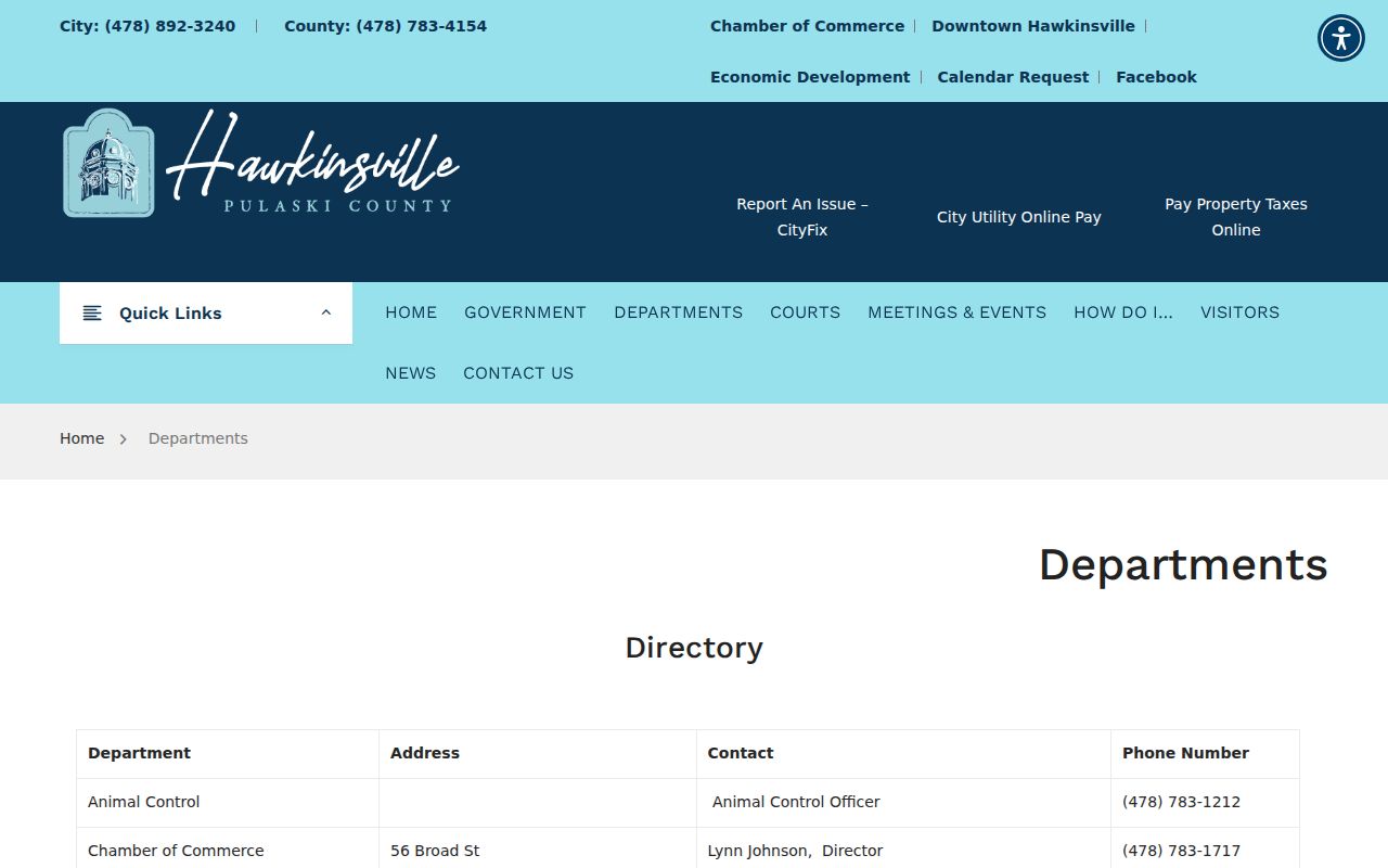 Pulaski County court docket office contact directory